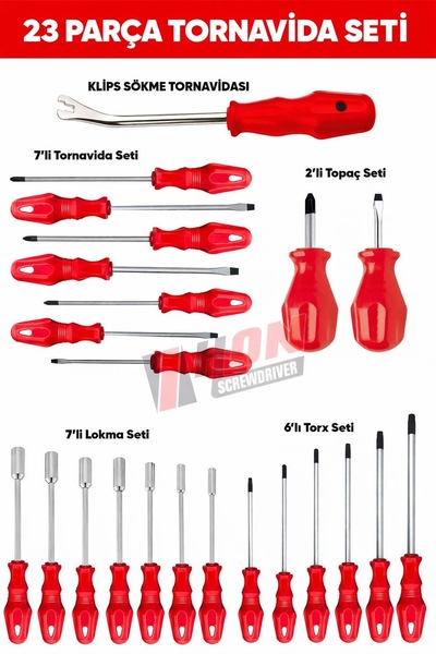 Hon 23 Parça Tornavida Seti