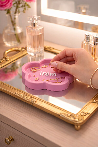 The Plasti İsimli Takı Kutusu Takı Aksesuarı Organizer Takı Kutusu Takı Standı