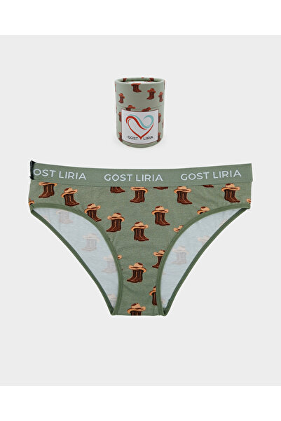 GOST LİRİA - Chiloți slip de damă cu model cowboy