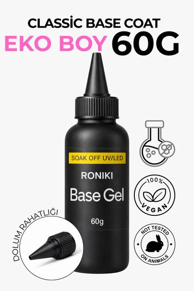 RONIKI Classic Base Coat - Avantajlı Boy 60gr