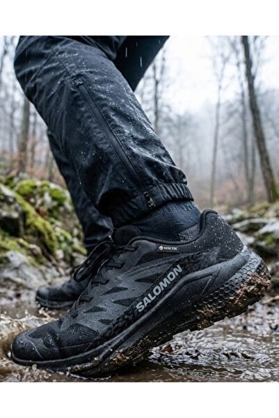 Salomon Alphaglide gore-tex men's outdoor running shoes black