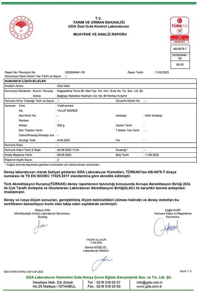 KAPPADOKİA GLÜTENSİZ Yulaf Ezmesi 2,5 kg (Yeni Hasat)
