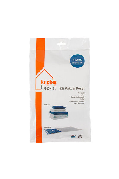 Koçtaş Basic 2'li Vakum Poşet Jumbo