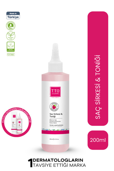 TTO Clinic Saç Sirkesi ve Toniği 200 ml