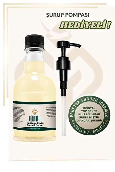 gold gull Hindistan Cevizi Aromalı Kahve Ve Meyve Şurubu 300 ml