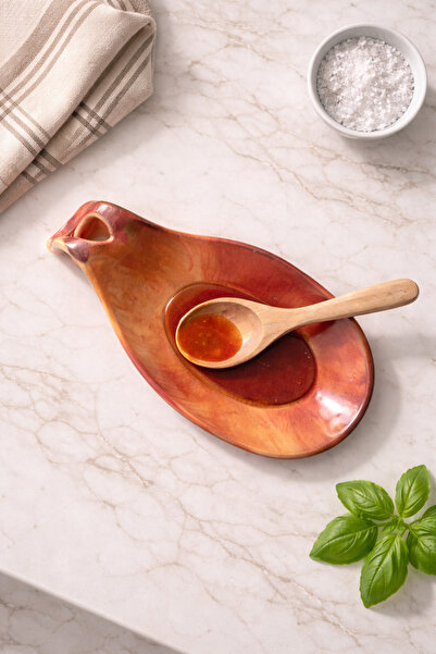 Phellos Burgundy, Spoon Rest, Decorative Spoon Holder, Special Design Spoon Rest