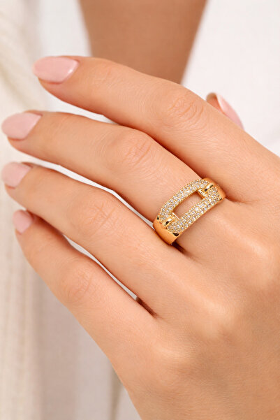 XUPING JEWELRY خاتم من الزركون على شكل شعار ARMA من مجوهرات XUPING