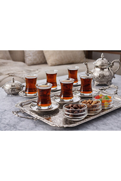 Dania Stylish Byblos Tea Set for 6 People – Elegant Hospitality and Modern To...