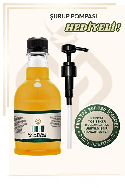 gold gull  Mango Portakal Şurup (Konsantre) 300 ml.