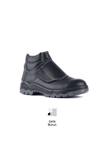 Mekap Loder 026 S2 SRC Vidala Deri Çelik Burun Kaynakçı İş Botu