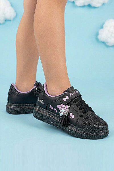 İmerShoes Pantofi sport cu velcro, cu șireturi din cauciuc, cu ciucuri, lilia...