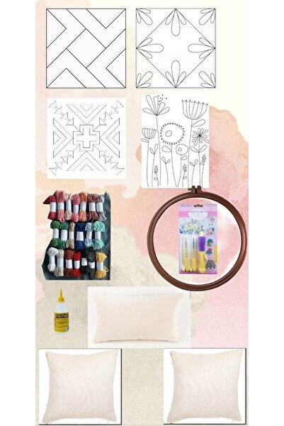 Belomia Home Collection 30 P Arça Punch Kırlent Işleme Seti