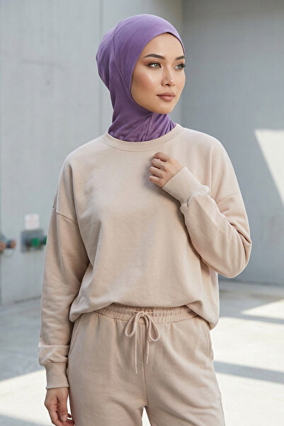 Aisha's Design Bonetă pentru hijab, TB-5, violet