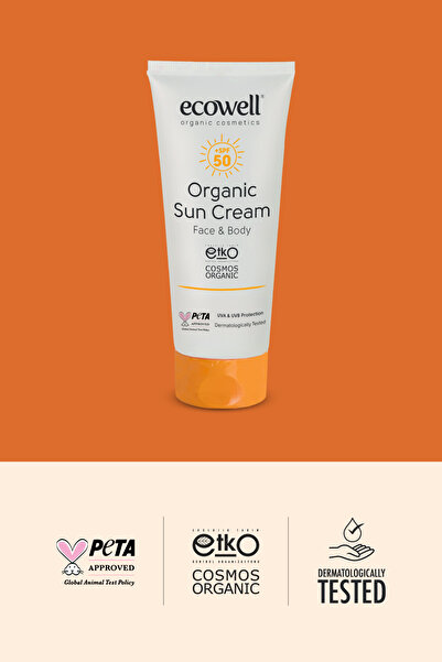 Ecowell Organik Güneş Kremi Spf 50 110 gr