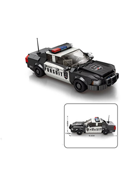 Choice مع صندوق سيارة شرطة 404 قطعة مكعبات بناء سيارة شرطة مدينة خاصة مركبات ...