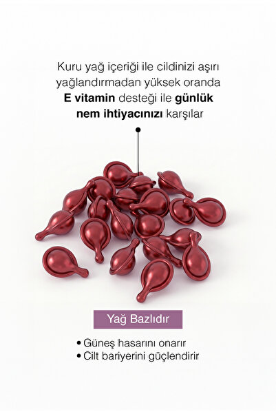 Rose Candy Vitamin E Capsule Serum