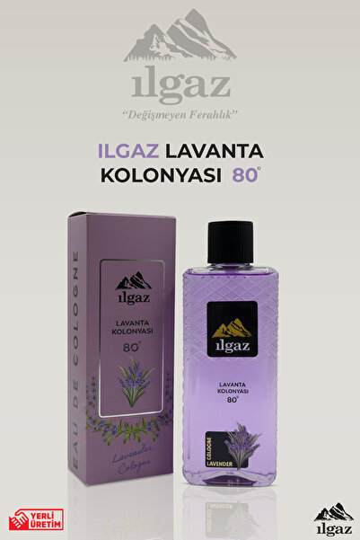 ILGAZ Lavanta Kolonyası 80 Derece | Elegance Series Ferahlatıcı Ve Kalıcı Kok...