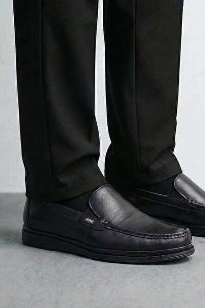 DETECTOR Ανδρικά παπούτσια από γνήσιο δέρμα ορθοπεδικά ελαφριά μαλακά διάτρητα