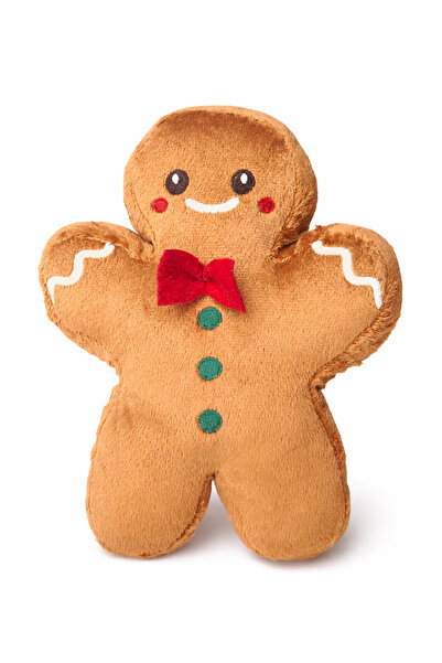 Ecrou Christmas Cookie Plush Pillow Brown 20 cm