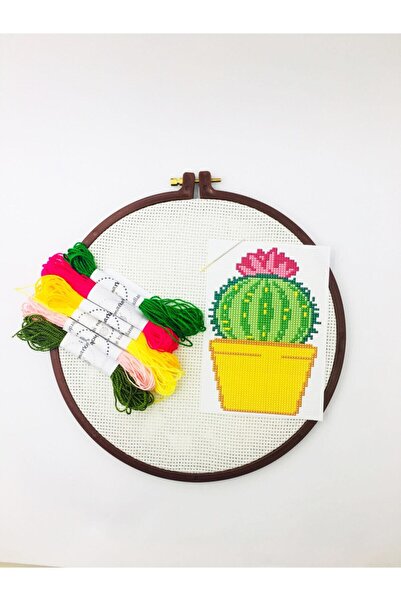 İDİL Kanaviçe Etamin Kiti 49- Kaktüs