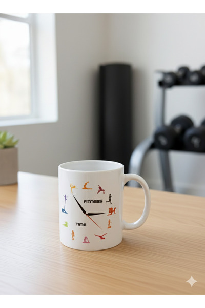 ALPŞAN TİCARET Girl Power Gym Cup |   Women's Fitness Time Motivation Mug |  ...