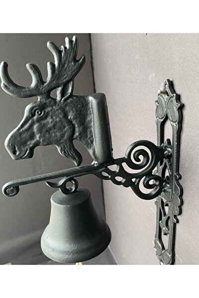 Ant BAHÇE DEKORASYON GEYİK ÇAN ANTİK TARZ DÖKME DEMİR