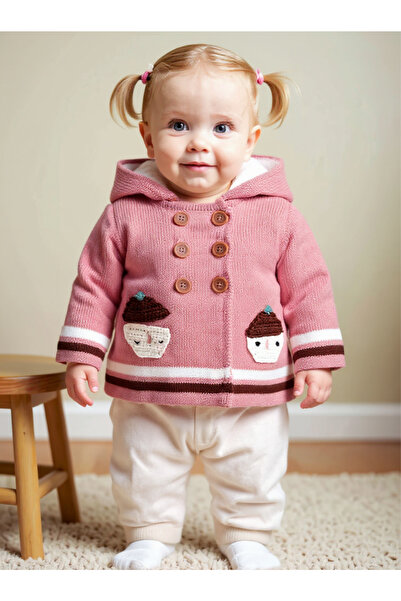 Boboli سترة بنمط الفواكه للفتيات الصغيرات