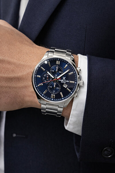 Daniel Klein Sporty chic multifunctional men's wristwatch with all functions ...