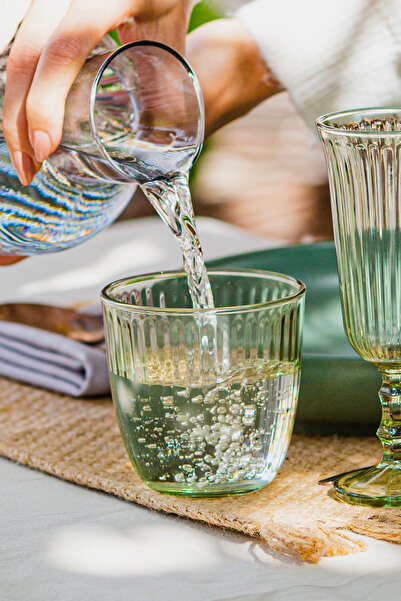 Rakle Splendid 4-piece water glass set green 290 cc