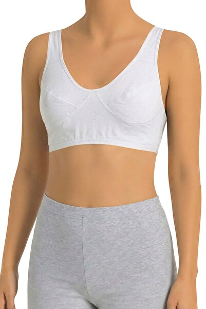 Öts Women's Ribbed Bra (100% Cotton)