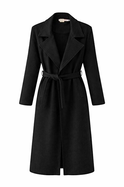 ensade Women's Stamp Unlined Belted Coat