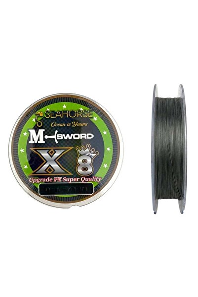 Avcı Seahorse M-Sword x8 300m Gri İp Misina - 0.14MM