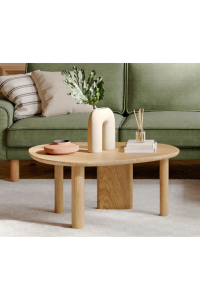 Normod Mandel Masif Meşe Orta Sehpa Small