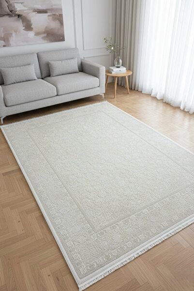 Anaska Home Modern Desenli 6 Metrekare Halı 4 Metrekare Halı Salon Halısı Otu...