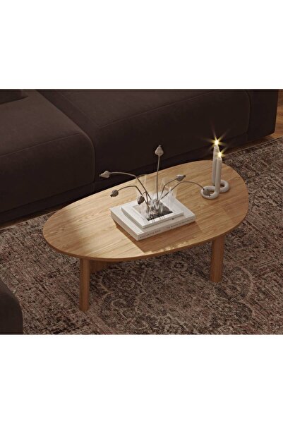 Normod Mandel Masif Meşe Orta Sehpa Medium