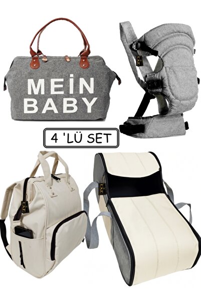 USF Çift Yönlü Bebek Taşıma Kanguru Portbebe Ana Kucağı Bebek Bakım Çantası H...