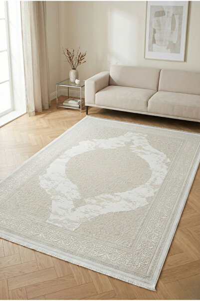 Anaska Home Modern Desenli 6 Metrekare Halı 4 Metrekare Halı Salon Halısı Otu...