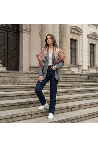 tuaipek TERRA BINICI Desen 70*70cm Bandana/Fular