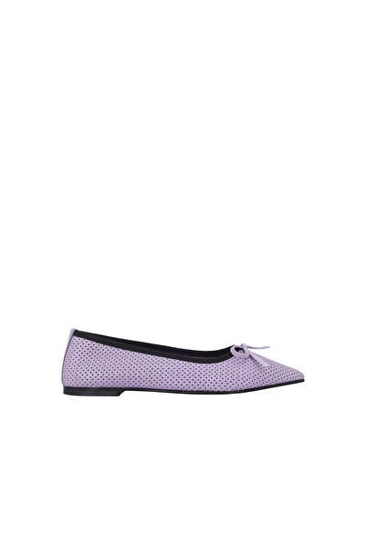 DİSPARİTA Dispratia 251009 Genuine Leather Women's Ballet Shoes
