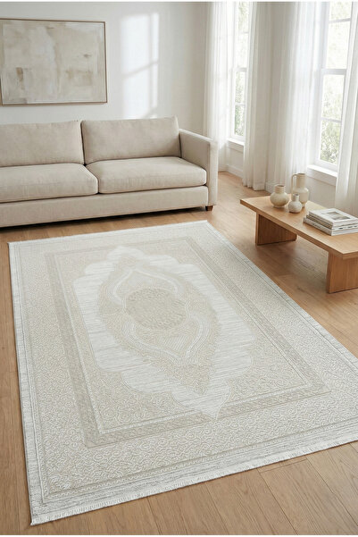 Anaska Home Modern Desenli 6 Metrekare Halı 4 Metrekare Halı Salon Halısı Otu...