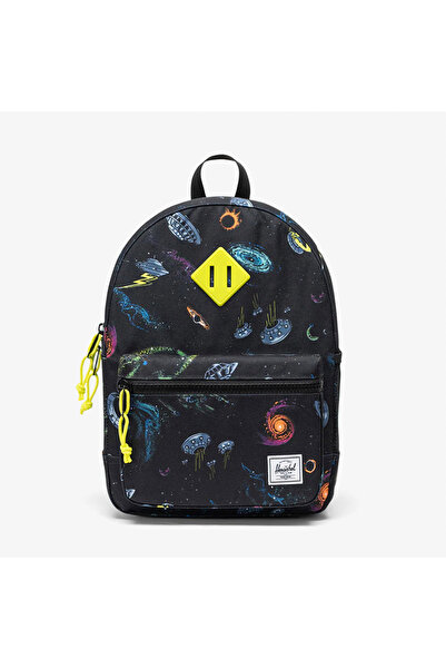 herschel Heritage Ufo Galaxy Çocuk Siyah Sırt Çantası