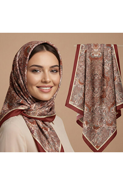 tuaipek EFSUN Desen 90X90cm Eşarp/Fular