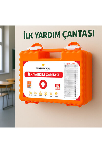 4s İlk Yardım Çantası – Acil Durum ve Afet Seti - İş Yeri, Ofis, Araç, Ev İçi...