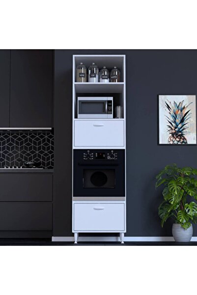 Modilayn ANKA (60x217x56 cm) Boyutunda Ankastre 2 Kapaklı Mini/Midi Mikrodalg...