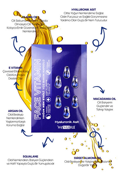 Mara Wemara Hyaluronik Asit Nemlendirci Yuz Bakim Kapsulu