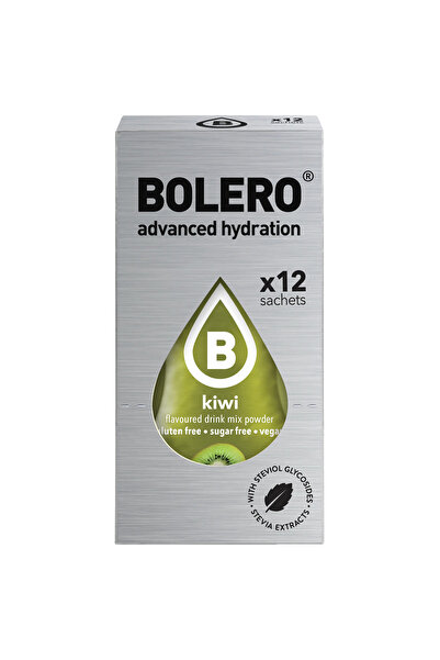 Bolero منكهات ترطيب وتحلية المياه نكهة الكيوي (12 حبة) - Advanced Hydration D...