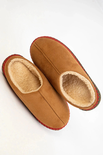 Lively Stylish Дамски подплатени пантофи с изкуствена кожа, удобни и тихи за ...