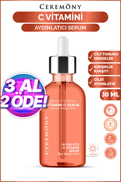 Ceremony C Vitamini Aydınlatıcı Cilt Bakım Serumu 30 ml