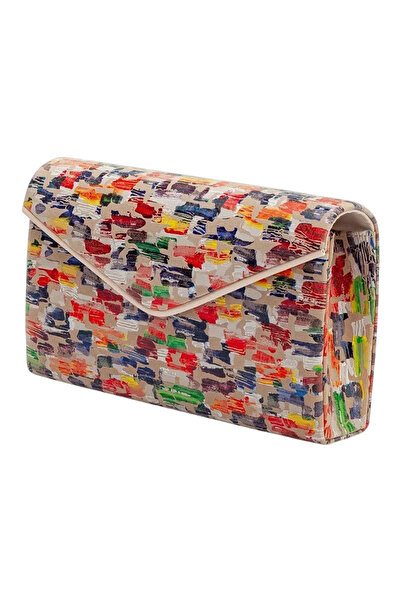 Lively Stylish Geantă portofoliu italiană, colorată și elegantă, cu curea de ...