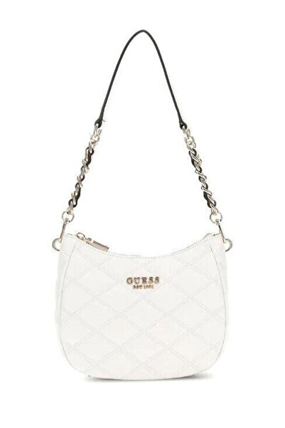 Guess Kadın Tamsın Top Fermuarlı Omuz Çantası - Beyaz